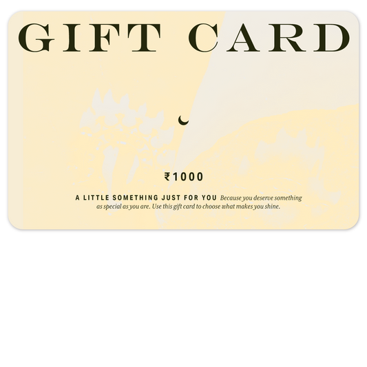 Digital gift card valued at 1000 Indian Rupee
