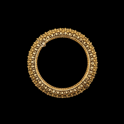 Ornate intricate Indian bangle hinge opening