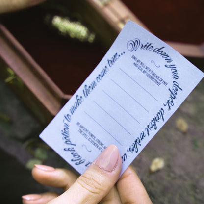 A wishkeeping scroll